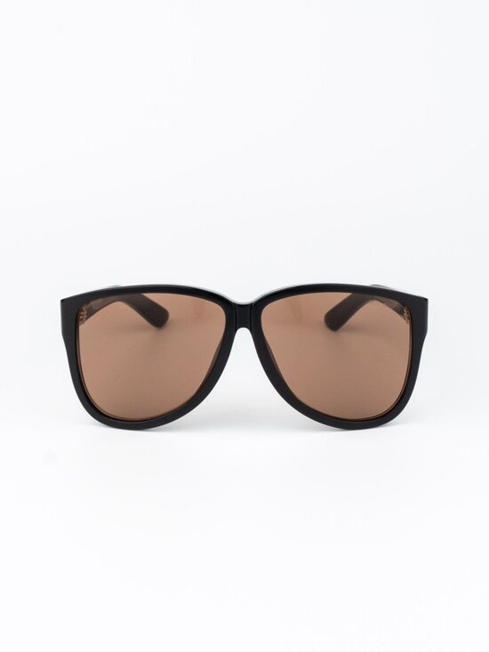 Miu Miu D-Frame Women Sunglasses Black Brown Pilot MUA08S 16K90Q NEW AUTHENTIC main image 6